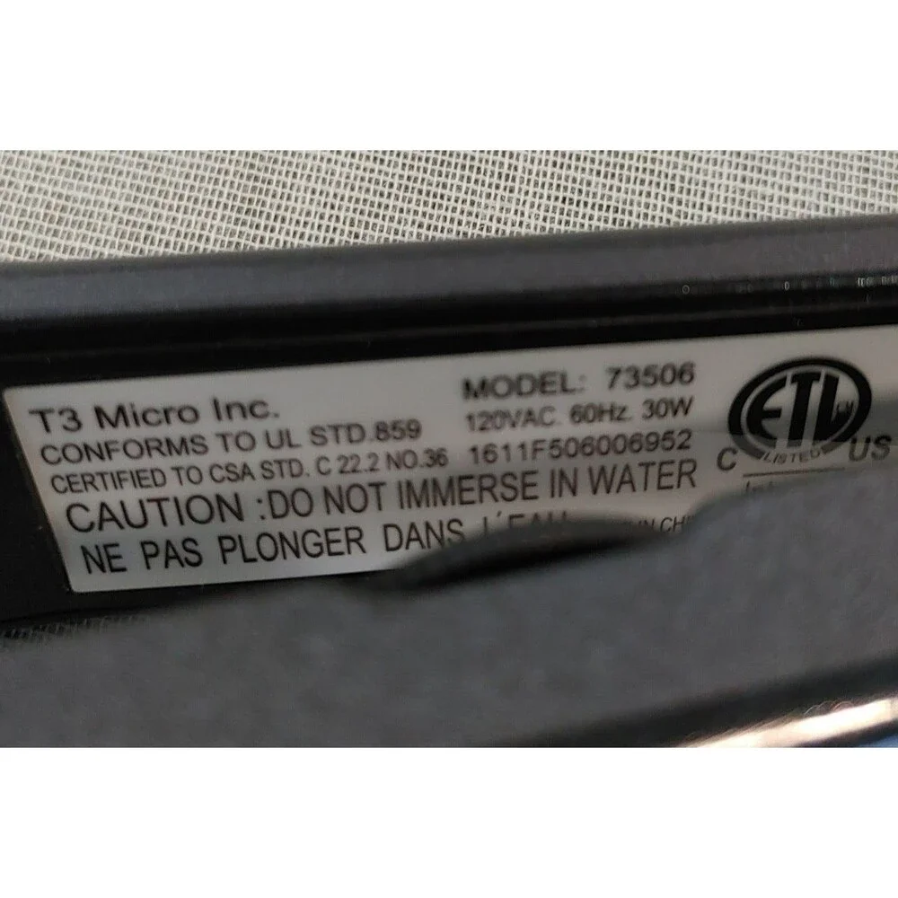 T3 Micro Model 73506 Flat Iron Hair Straightener 1